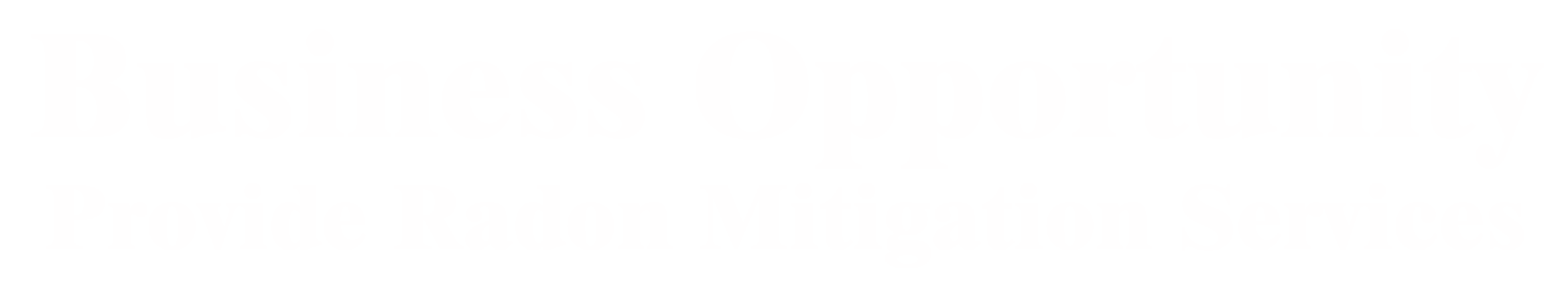 Business Opportunity
